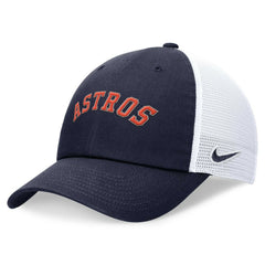 Houston Astros Wordmark Adjustable Trucker Hat Navy