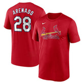Nolan Arenado St. Louis Cardinals Legend Name & Number Performance T-Shirt Red
