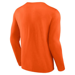 Philadelphia Flyers Fanatics Strike the Goal Long Sleeve T-Shirt - Orange T-shirts