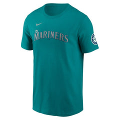 Julio Rodríguez Seattle Mariners Fuse Name & Number Inline T-Shirt Teal