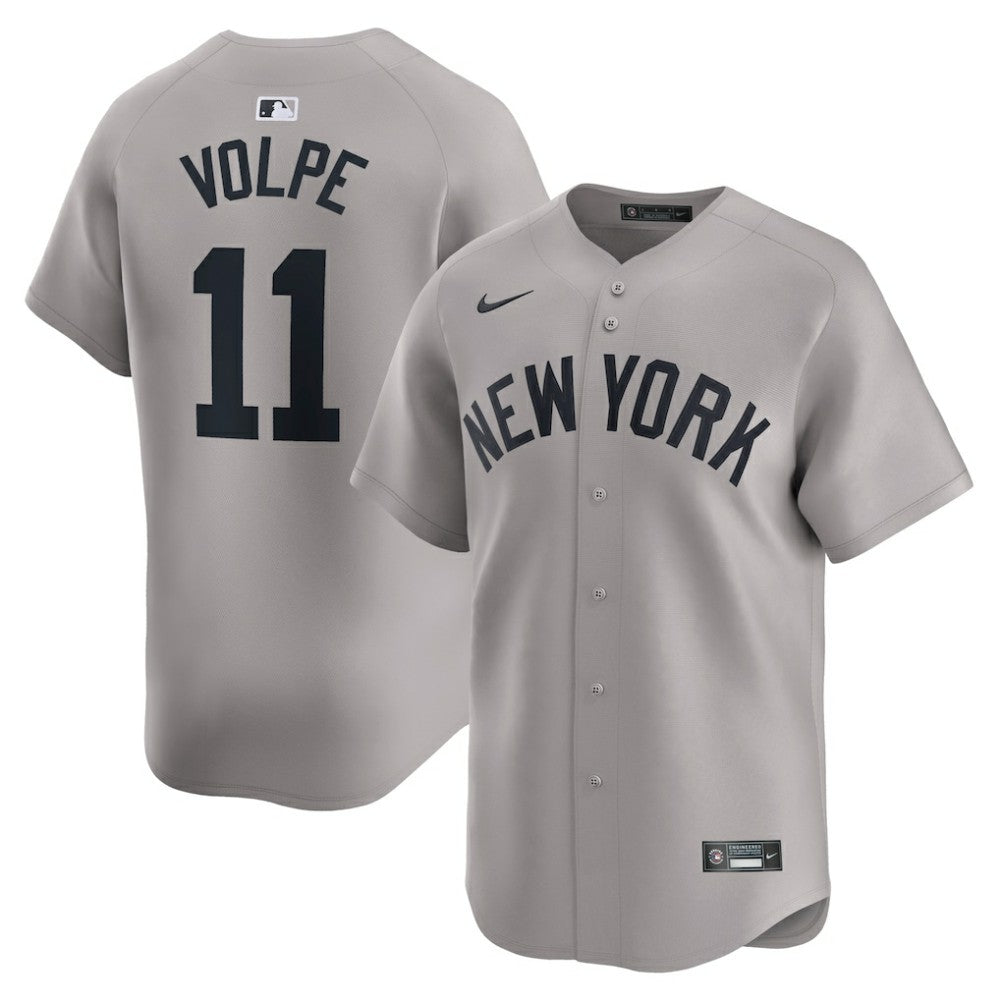 Anthony Volpe New York Yankees Away Limited Player Jersey Gray