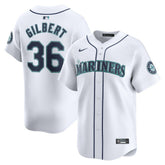 Logan Gilbert Seattle Mariners Home Limited Player Jersey White