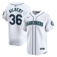 Logan Gilbert Seattle Mariners Home Limited Player Jersey White