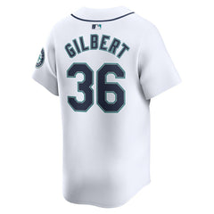 Logan Gilbert Seattle Mariners Home Limited Player Jersey White