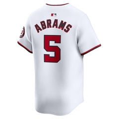 CJ Abrams Washington Nationals Home Limited Player Jersey White