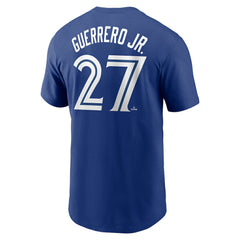 Vladimir Guerrero Jr. Toronto Blue Jays Fuse Name & Number T-Shirt Royal