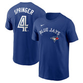 George Springer Toronto Blue Jays Fuse Name & Number T-Shirt Royal