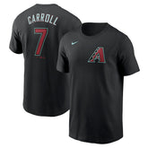 Corbin Carroll Arizona Diamondbacks Fuse Name & Number T-Shirt Black