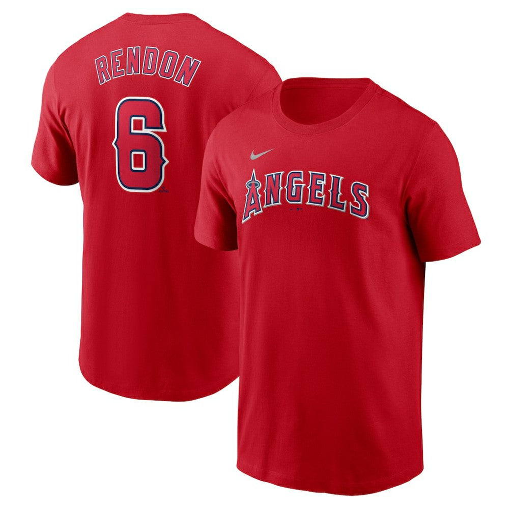 Anthony Rendon Los Angeles Angels Fuse Name & Number T-Shirt Red