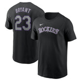 Kris Bryant Colorado Rockies Fuse Name & Number T-Shirt Black