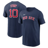 Trevor Story Boston Red Sox Fuse Name & Number T-Shirt Navy
