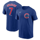 Dansby Swanson Chicago Cubs Fuse Name & Number T-Shirt Royal