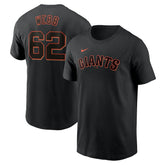 Logan Webb San Francisco Giants Fuse Name & Number T-Shirt Black