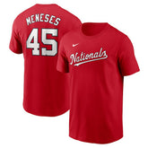 Joey Meneses Washington Nationals Fuse Name & Number T-Shirt Red