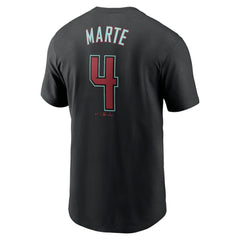 Ketel Marte Arizona Diamondbacks Fuse Name & Number T-Shirt Black