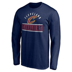 Cleveland Cavaliers Team Arch Knockout Long Sleeve T-Shirt sale - Navy cheap