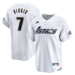 Craig Biggio Houston Astros Throwback Cooperstown Collection Limited Jersey White