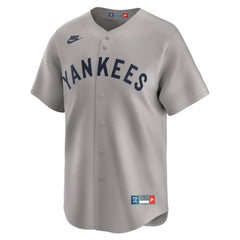 Mickey Mantle New York Yankees Throwback Cooperstown Collection Limited Jersey Gray