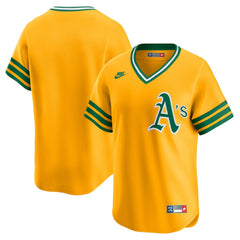 Athletics Cooperstown Collection Limited Jersey Gold
