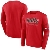Chicago Bulls Baseline Long Sleeve T-Shirt sale - Red sale