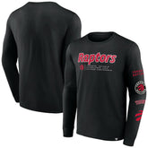 Toronto Raptors Baseline Long Sleeve T-Shirt - Black for sale