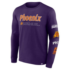 Phoenix Suns Baseline Long Sleeve T-Shirt - Purple online