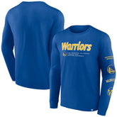 Golden State Warriors Baseline Long Sleeve T-Shirt sale - Royal outlet