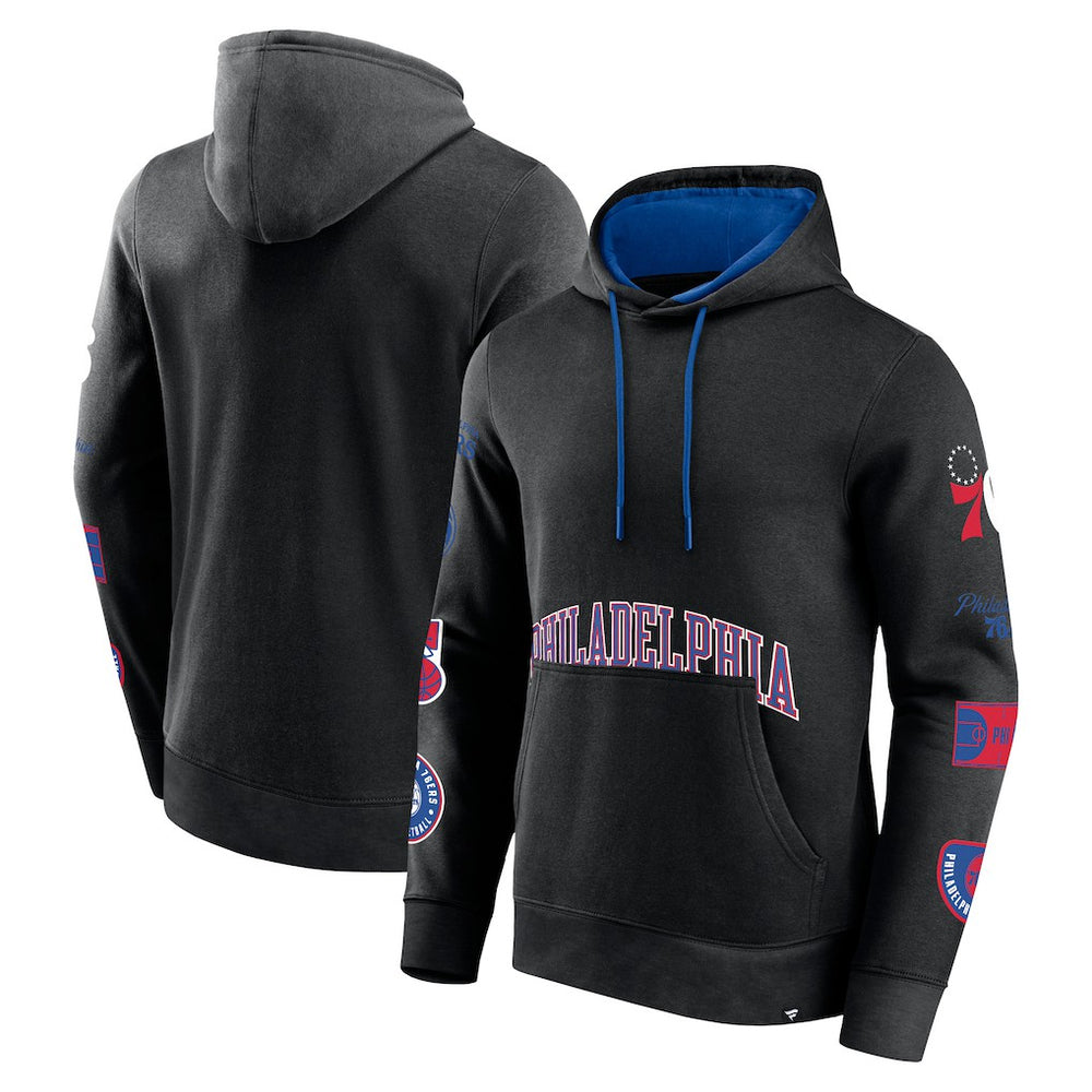 Philadelphia 76ers Home Court Pullover Hoodie - Black online