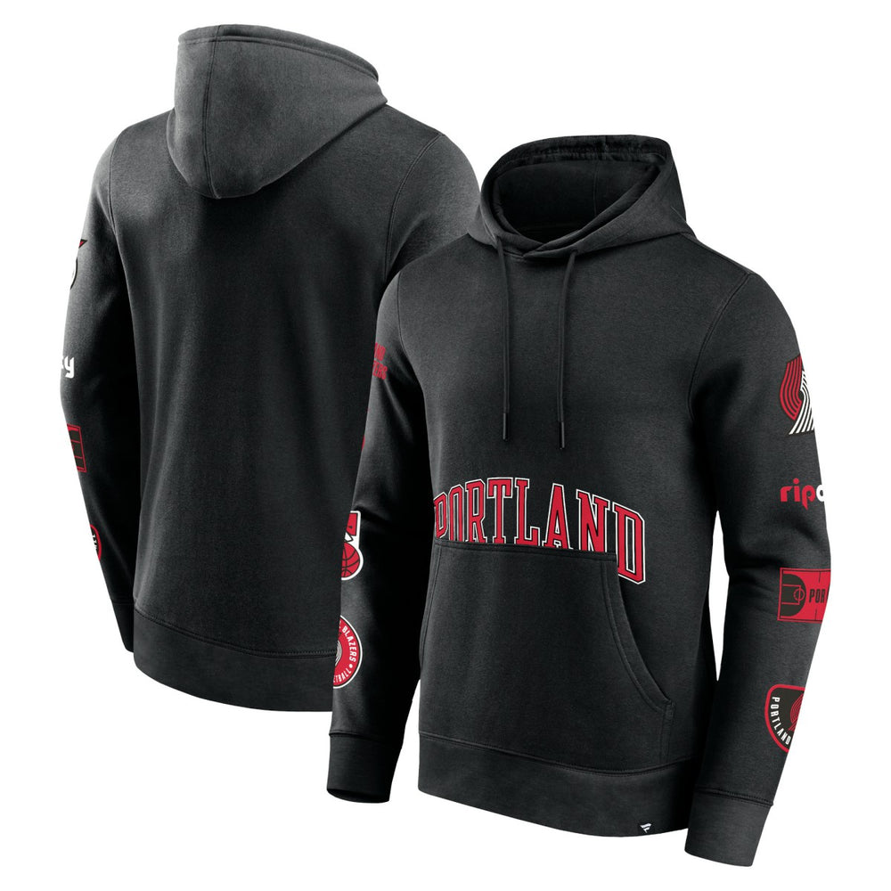 Portland Trail Blazers Home Court Pullover Hoodie - Black cheap