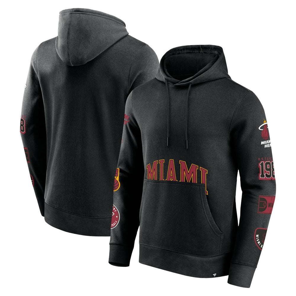 Miami Heat Home Court Pullover Hoodie - Black sale