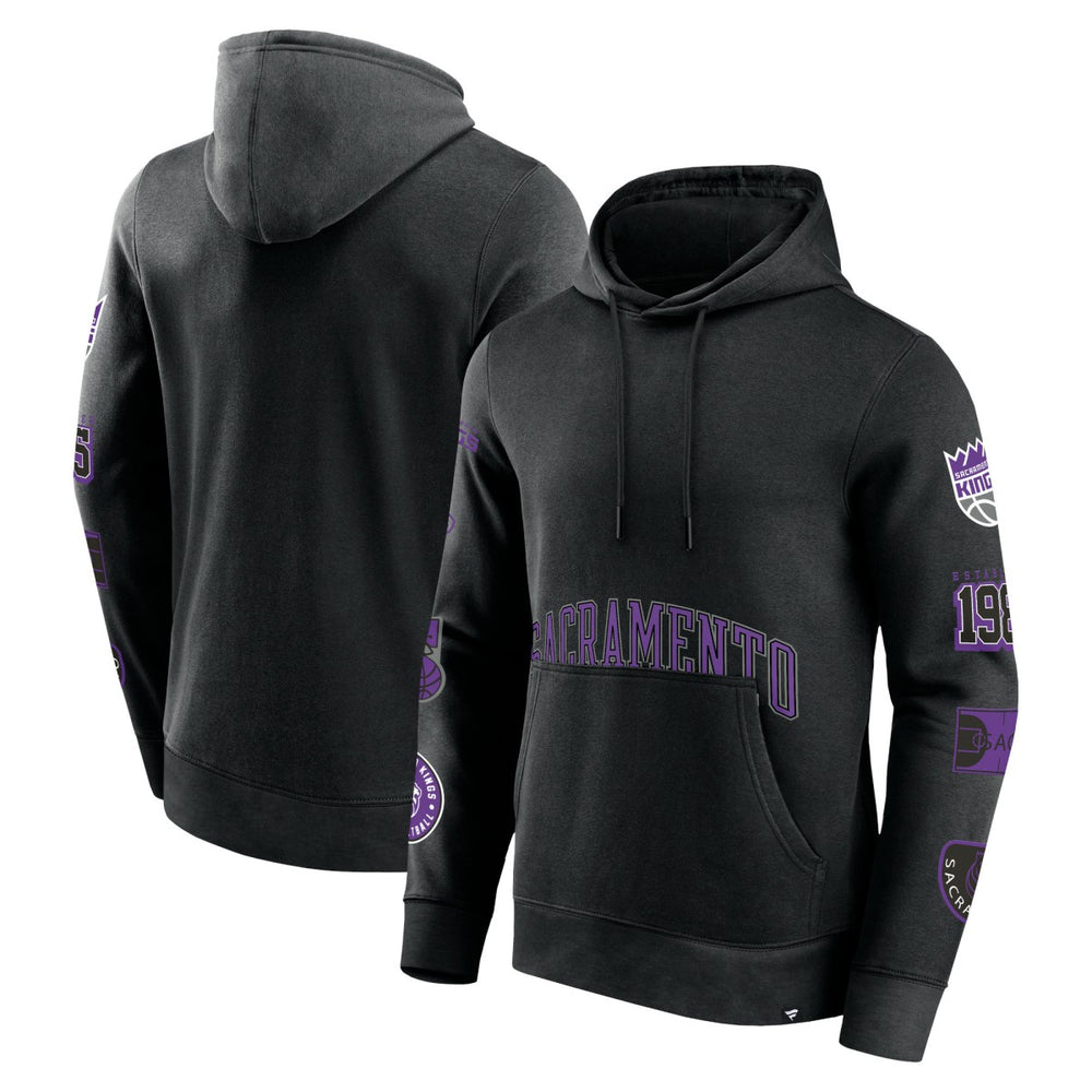 Sacramento Kings Home Court Pullover Hoodie - Black on sale