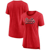 Chicago Bulls Women's League Leader Tri-Blend T-Shirt sale - Heather Red cheap
