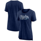 Memphis Grizzlies Women's League Leader Tri-Blend T-Shirt - Heather Navy for sale