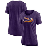 Phoenix Suns Women's League Leader Tri-Blend T-Shirt - Heather Purple discount