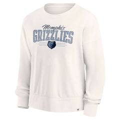 Memphis Grizzlies Women's Close the Game Pullover Sweatshirt - Cream discount