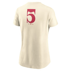 Texas Rangers Women's City Connect Fuse Name & Number T-Shirt Cream