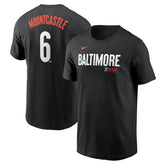 Ryan Mountcastle Baltimore Orioles City Connect Fuse Name & Number T-Shirt Black