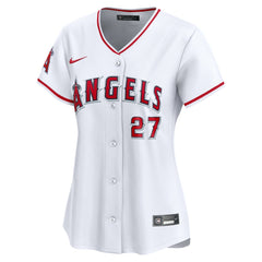 Mike Trout Los Angeles Angels Women's Home Limited Player Jersey White