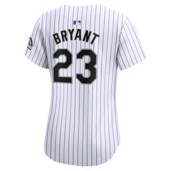 Kris Bryant Colorado Rockies Women's Home Limited Player Jersey White