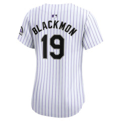 Charlie Blackmon Colorado Rockies Women's Home Limited Player Jersey White
