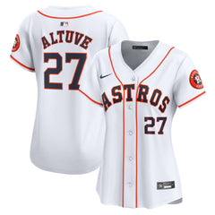 Jose Altuve Houston Astros Women's Home Limited Player Jersey White