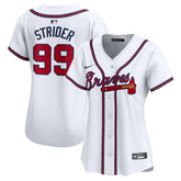Spencer Strider Atlanta Braves Women's Home Limited Player Jersey White