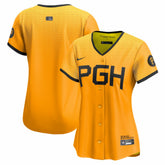 Pittsburgh Pirates Women's City Connect Limited Jersey Gold