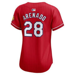 Nolan Arenado St. Louis Cardinals Women's 2024 City Connect Limited Player Jersey Red