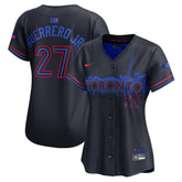 Vladimir Guerrero Jr. Toronto Blue Jays Women's 2024 City Connect Limited Player Jersey Navy