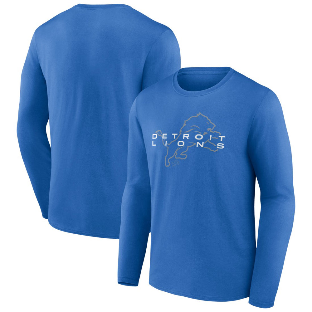 Detroit Lions Advance to Victory Long Sleeve T-Shirt - Blue on sale