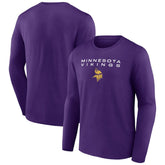 Minnesota Vikings Advance to Victory Long Sleeve T-Shirt - Purple for sale