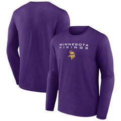 Minnesota Vikings Advance to Victory Long Sleeve T-Shirt - Purple for sale