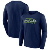 Seattle Seahawks Advance to Victory Long Sleeve T-Shirt - College Navy discount