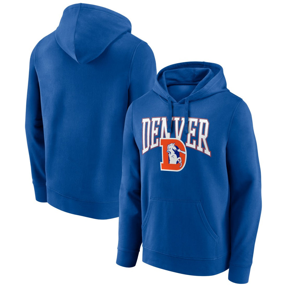 Denver Broncos Gridiron Classics Campus Standard Pullover Hoodie - Royal online